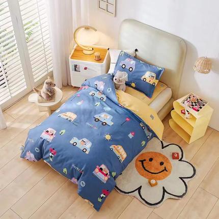 小学生午托被子三件套纯棉含芯六件z套70x170床上用品托管午睡专