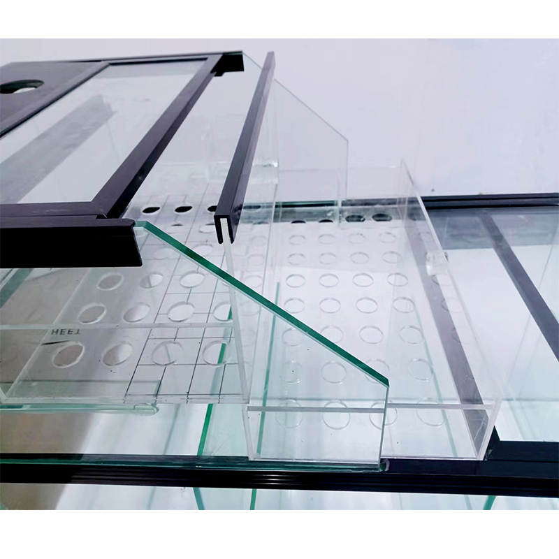 超白鱼缸超清底滤缸中大型水族y箱客厅双层干湿盒抽屉沉淀仓底过