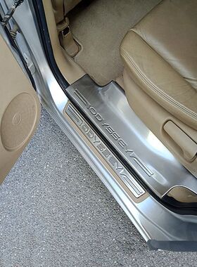 09-14奥德赛内置门槛条迎宾踏板外踏板RB3门槛条迎宾踏板改装专用