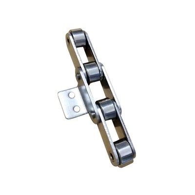 大54分小弯珠306分滚4分板不锈钢工业链条链传单双排传动滚子动链