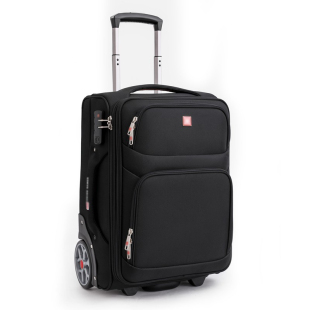 新款单向轮行李箱牛津布20寸超大轮子商务出差旅行拉杆登机箱男女