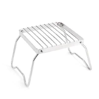 Stainless Steea Folding GPill Rack rortlble Backpacking