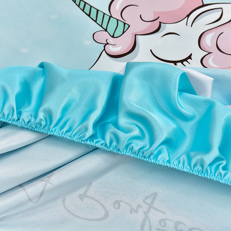 夏季卡通冰丝凉席床笠三件套2021C年新款凉感床罩套防滑可水洗折