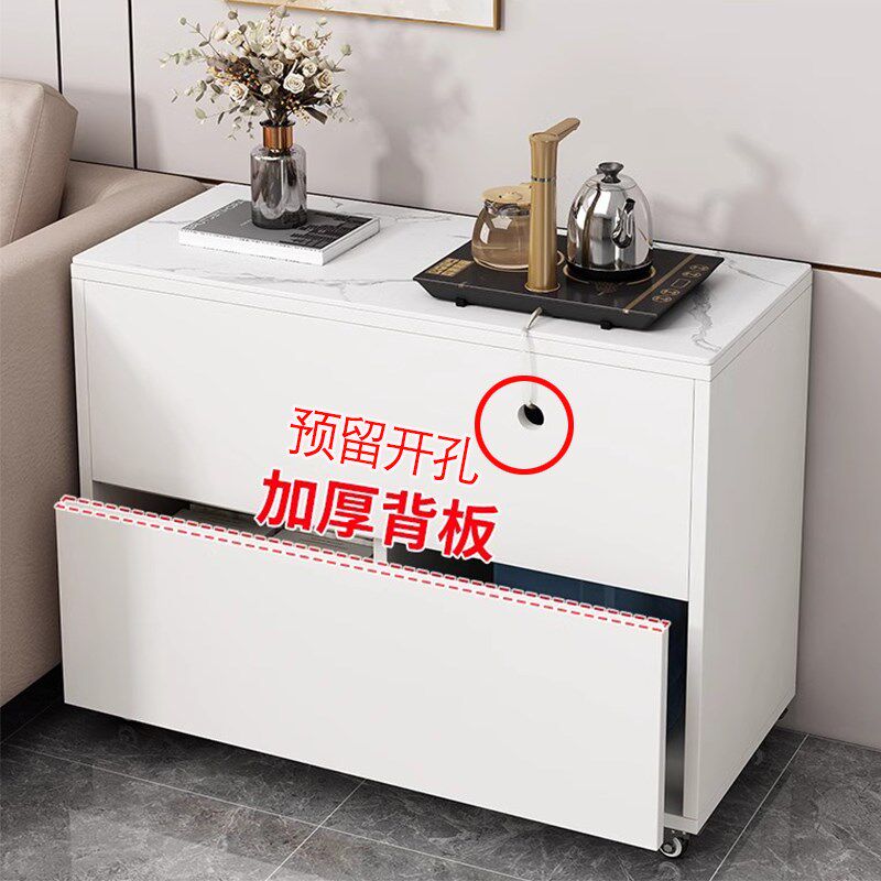 实木边几可移动客厅边柜沙发角桌夹缝窄柜扶手角几缝隙茶几侧边柜