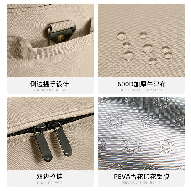 探险者户外露营野餐保温包大容量便携保温箱保热冷藏箱食品保温袋