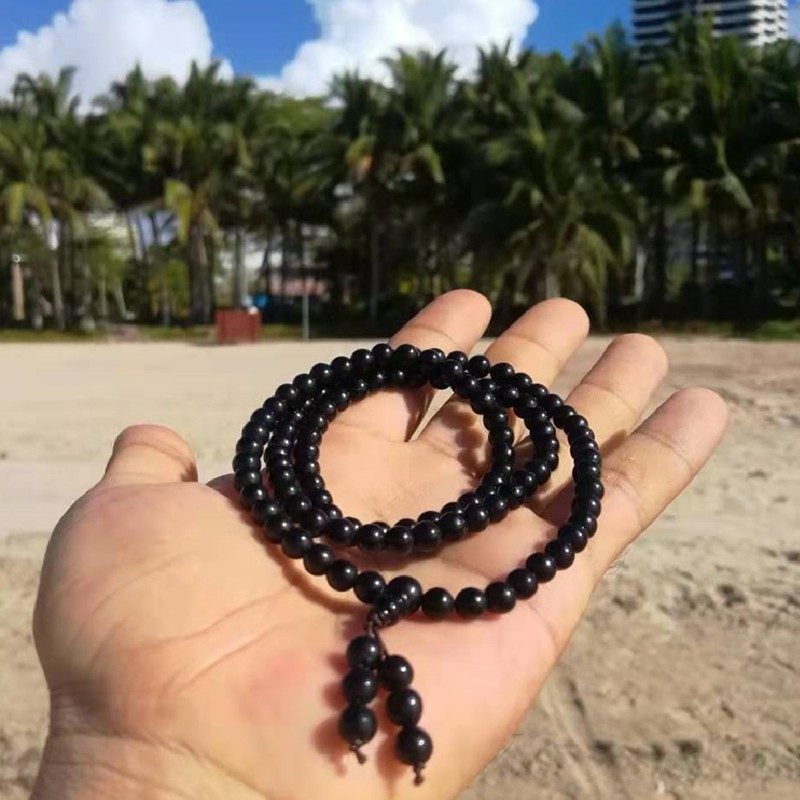 天然乌海柳颗081圆底链手链海挂珊瑚手串海铁树项链痔疮克星闺蜜