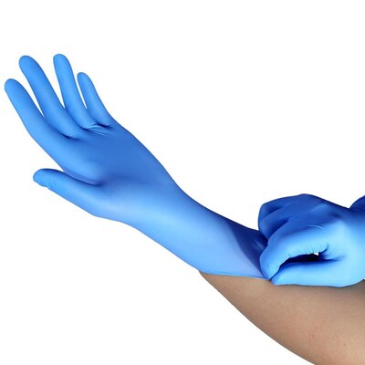 100pcs Household Kitchen Disposable Gloves Waterproof Nitril