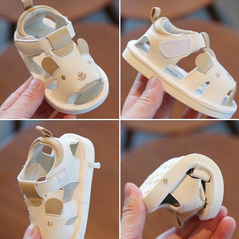 夏季一岁宝宝凉鞋包头软底6-12个月婴儿叫叫鞋子防滑婴幼儿学步鞋,童鞋/婴儿鞋/亲子鞋,学步鞋,淘宝优惠券,粉丝福利购,淘宝优惠卷