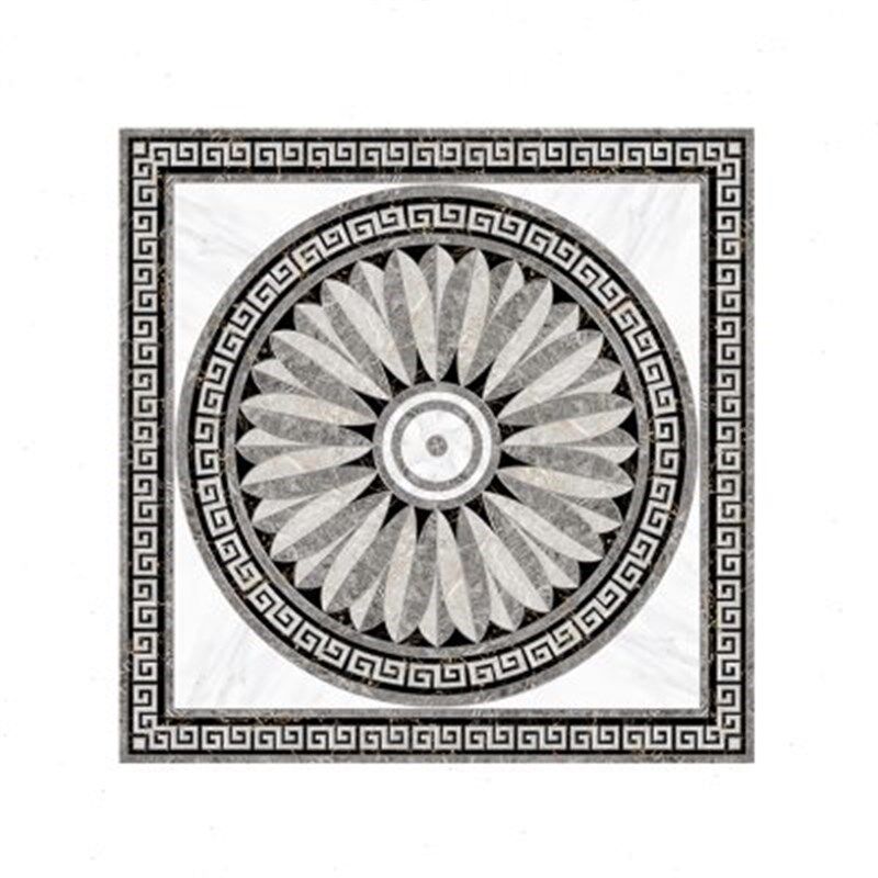 客厅拼花地砖800x800 玄关微晶石拼花瓷砖餐厅入户玄关Z地花拼图