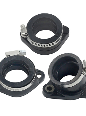 摩托车配件进气管踏板车GY6 50 125 150 200 250化油器接口 现货