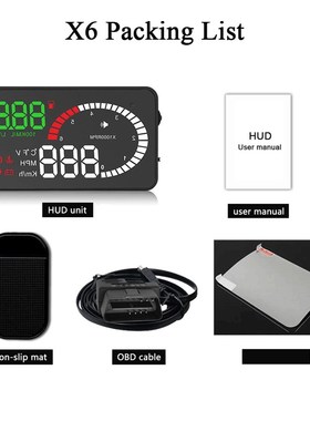OBD2 HUD Car Head Up Display 5.5' A8 LED Windscreen Projecto
