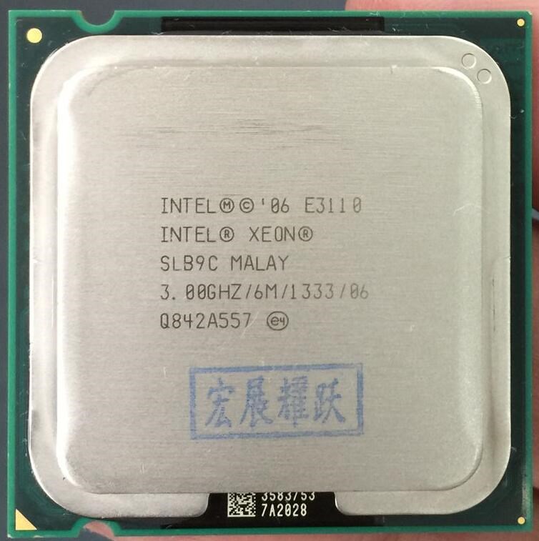 速发PC computer Intel Xeon E3110 CP Processor(3.0Ghz/ 6M