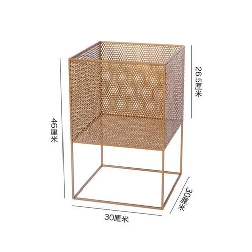 新客减绿萝金属落地花式置PON生物架空盆之间北N欧铁艺花架室内玄