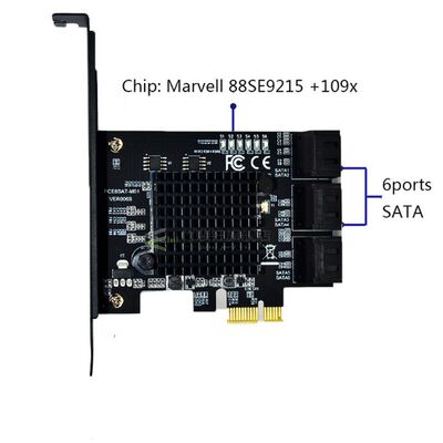 PCI-E SATA card PCI-E 1X Cards PCI Express to SATA 3.0 2Port