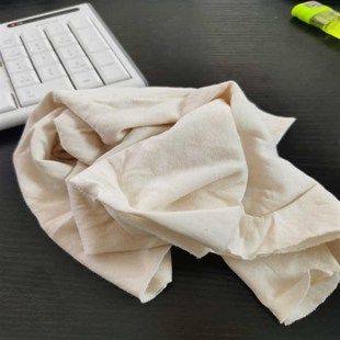 白洁工业清洁擦机布全棉抹布大块布吸油洗水大块布白色不掉色掉毛