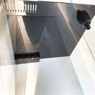 鱼背挡板弯e水定制区溢流热力挡挡沙鱼缸砂侧板滤梳鱼栏栅滤亚克