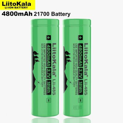 1-20PCS  Lii-48S 3.7V 4800mAh 21700 Li-lon Rechargeable Batt