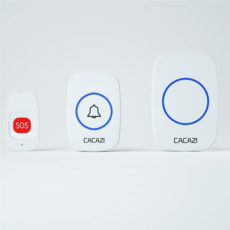 。老人呼叫器三拖一无线病人紧急报警器遥控远距离求助一键紧急按