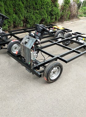 制作高尔夫球车旅游观光车巡逻车电动四轮车车架底盘餐车后桥配件