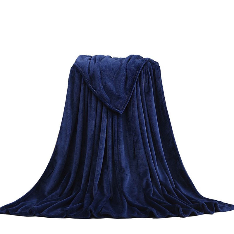 网红Warm Coral Fleece Blanket Winter Sheet Bedspread Sofa Th