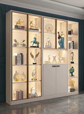 高档轻奢酒柜装饰品摆件现代办公室客厅玄关隔断电视柜新房里家居