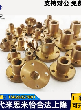 梯形丝杆铜螺母MTSPFR/MTSPFL/MTSPNR10 12 14 16 20 22 25 28 32