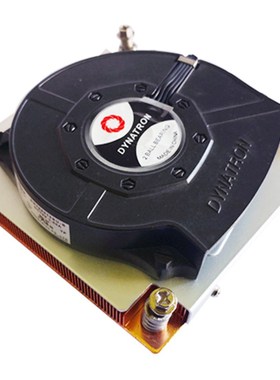 政久1U intel 1200 1150CPU itx风扇超薄均温板伺服器散热器T498