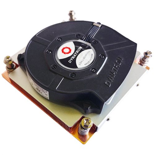 政久1U intel 1200 1150CPU itx风扇超薄均温板伺服器散热器T498