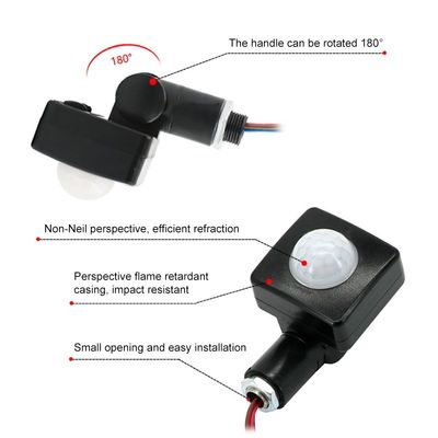 极速1pcs Automatic 10MM 12MM AC 85 265V Security PIR Infrare