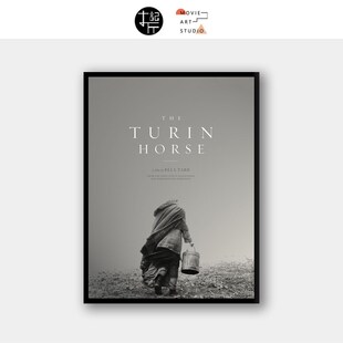 都灵之马贝拉塔尔经典电影海报贴画芯墙壁挂画客厅卧室有框装饰画