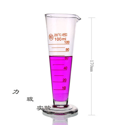 新品华鸥玻璃量杯250 500 1000 2000ml带刻度称量杯 测量精确锥形