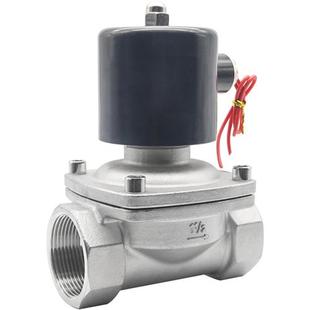 6分1寸 电磁控制水阀耐g高温热水常闭腐蚀热油阀220V24V开关水管4