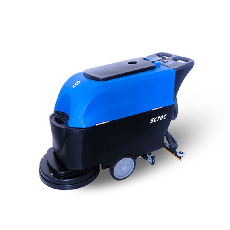 工业洗地机全自动洗地商用工厂物业超市手推式洗地车多功能刷地机