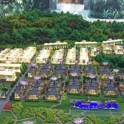 定制沙盘模型房地产模型地形地貌沙盘厂房房地产建筑模型别墅模型