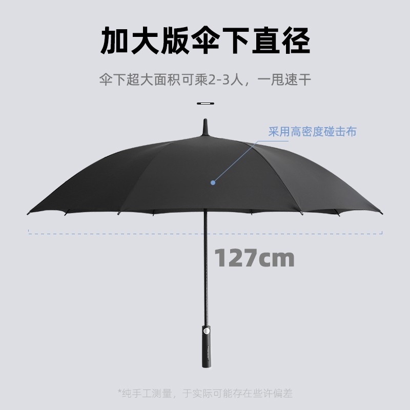 Cmon大号雨伞双人超大男士商务暴雨专用直柄伞加固抗风长柄伞定制 居家日用 伞 原图主图