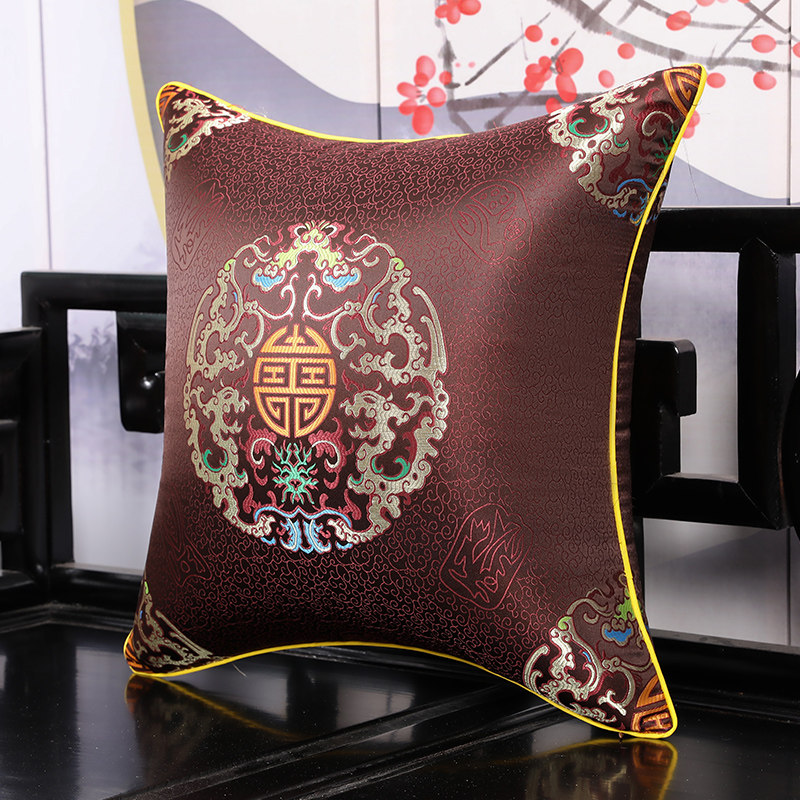 中式沙发抱枕靠垫客厅红木家具靠枕枕套中国风软包大靠背含芯定制,居家布艺,靠垫/抱枕,淘宝优惠券,粉丝福利购,淘宝优惠卷