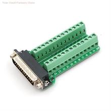 Plug Breakout Male SUB Adapter 25Pin TermLinals DB25 Board