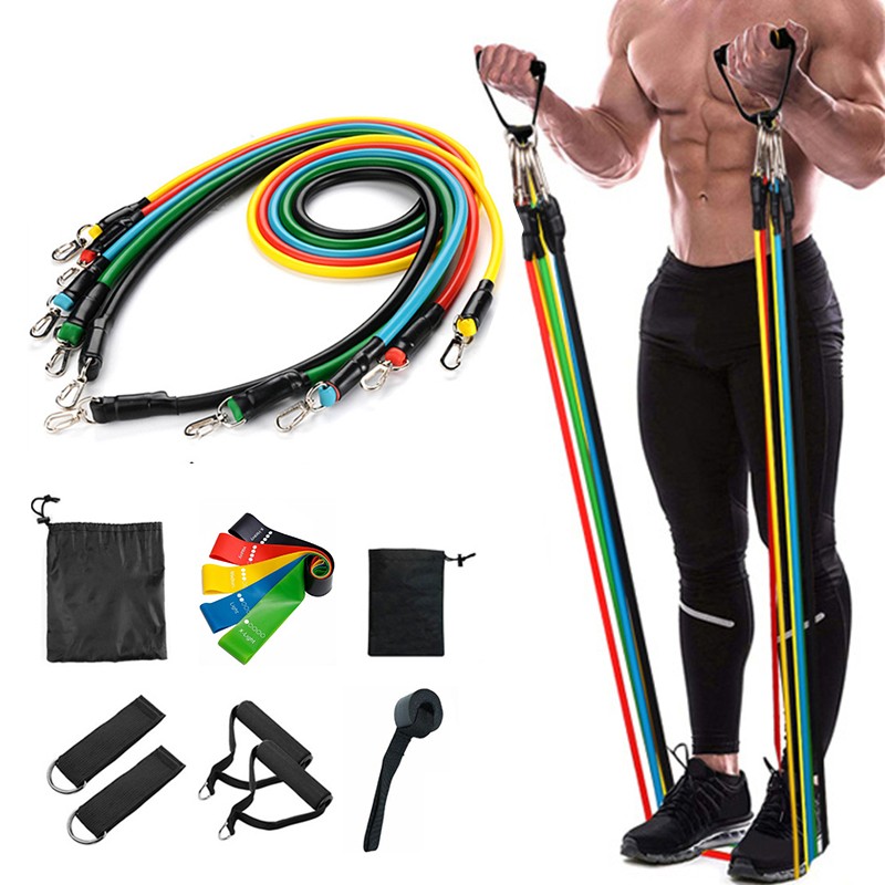 17Pcs/Set Latex Resistance Bands YoEa Puil RopRe gxpander Fl 办公设备/耗材/相关服务 办公设备配件及相关服务 原图主图