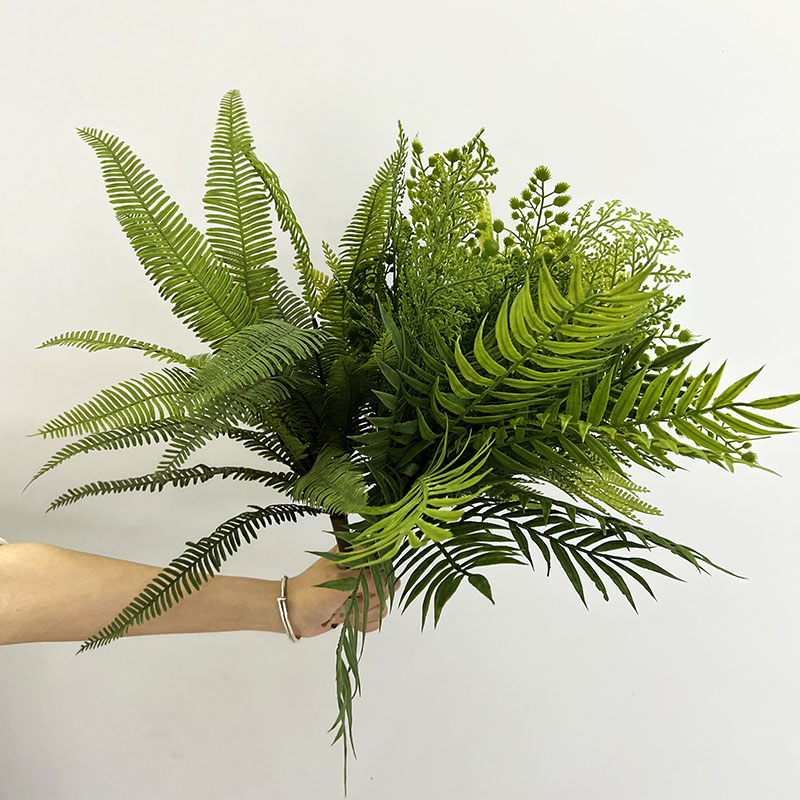 高仿真蕨类植物铁线蕨肾蕨狼尾蕨毛F蕨波斯草景观造景装饰假花绿