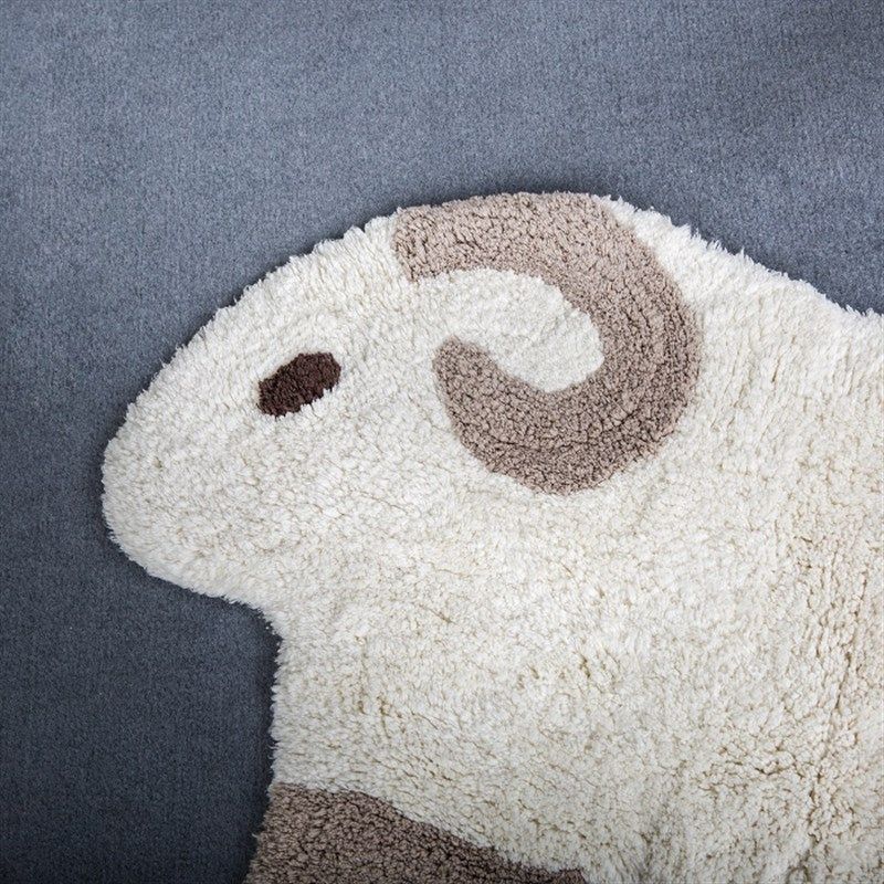 卡通浴室a地垫长毛脚垫绵羊客厅进门垫全棉吸水防滑地毯儿童卧室,居家布艺,家用脚垫,淘宝优惠券,粉丝福利购,淘宝优惠卷