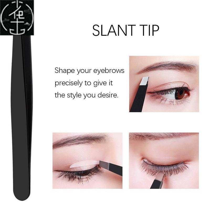 推荐1/4/5Pcs Tweezers Eyebrow Tweezer Set Stainless Eye Lash