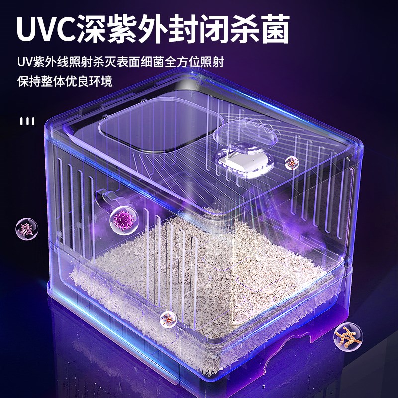 猫咪猫砂盆超大号全封闭式厕所猫沙盆子幼猫防外R溅屎盆砂盘智悟