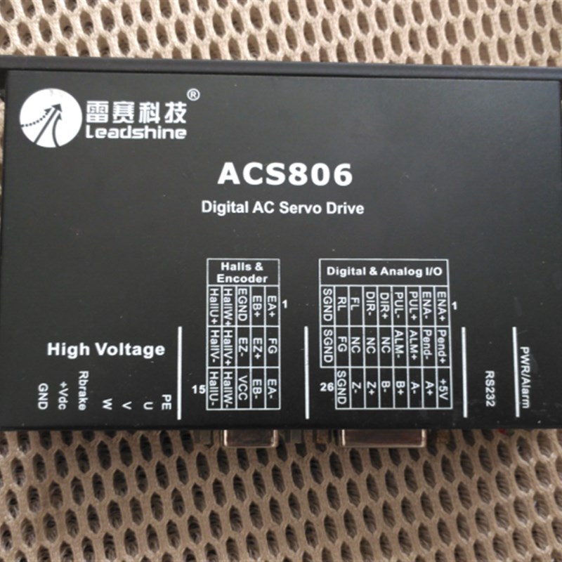 拆机雷赛伺服驱动器 ACS806加雷赛伺服电机200W 36伏输入ACM602V