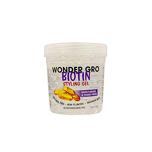 推荐Wonder Gro Biotin Hair Styling Gel 16 fl oz- Non-Flaki