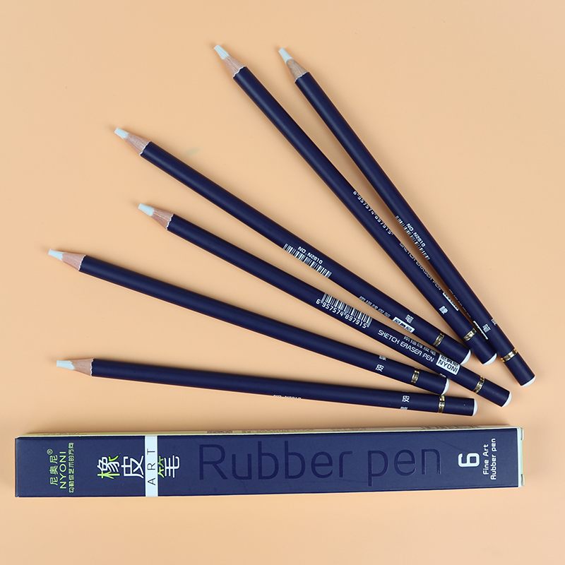 推荐NYONI Rubber Pen Eraser Pencil Pen Tip Rubber Type 1/3/6 玩具/童车/益智/积木/模型 卡通造型橡皮 原图主图