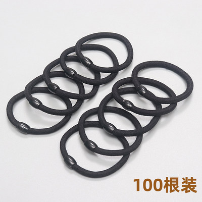 推荐Hair rope rubber band female high elasticity black hair