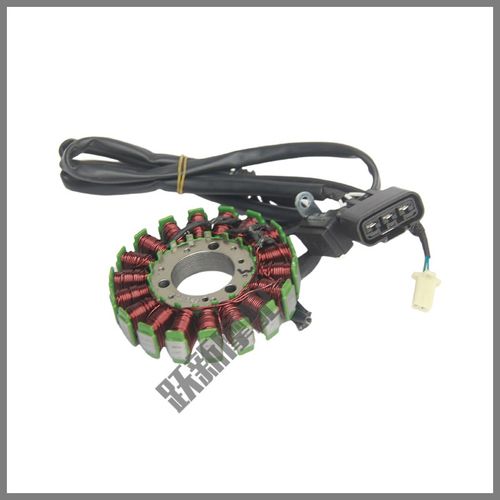 银刃BJ250T-8E定子组线圈飞轮磁电机磁钢右盖垫片