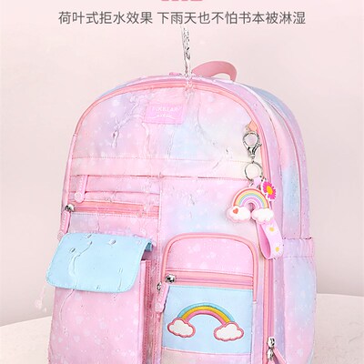 新款书包小学生女童一到二年级公主三至六超轻便儿童减负护脊女孩