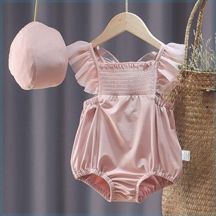 婴儿泳衣女宝宝一岁小童游泳衣1一3岁可爱洋气幼儿2023新款海边游