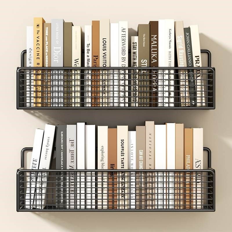 免打孔宿舍墙上置物架壁挂式床头挂篮学生寝室面收纳架子上铺神器,收纳整理,整理架/置物架/收纳架,淘宝优惠券,粉丝福利购,淘宝优惠卷